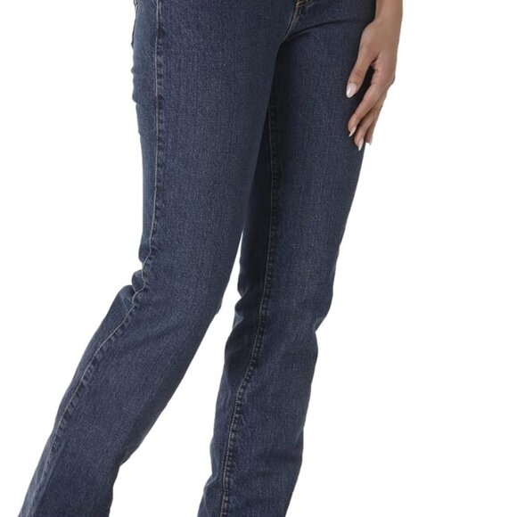 Womens Cash Mid Rise Vented Hem Riding Jeans Boot Cut Comfortable Fit - Picture 1 of 6